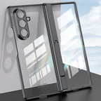 Galaxy Z Fold - Transparent Electroplated Case With Kickstand