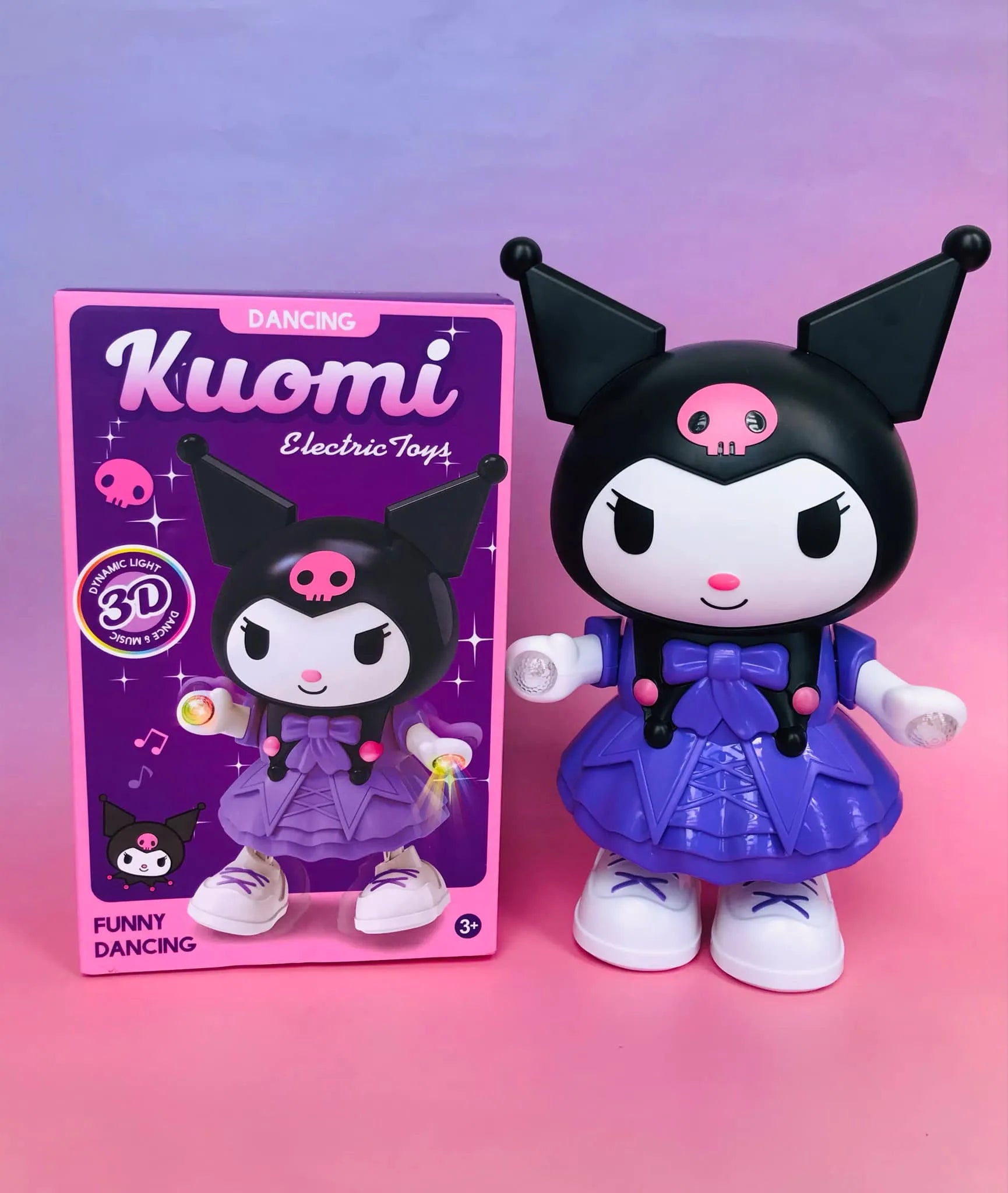 Kuromi Lights & Music Dancing Robot Toy