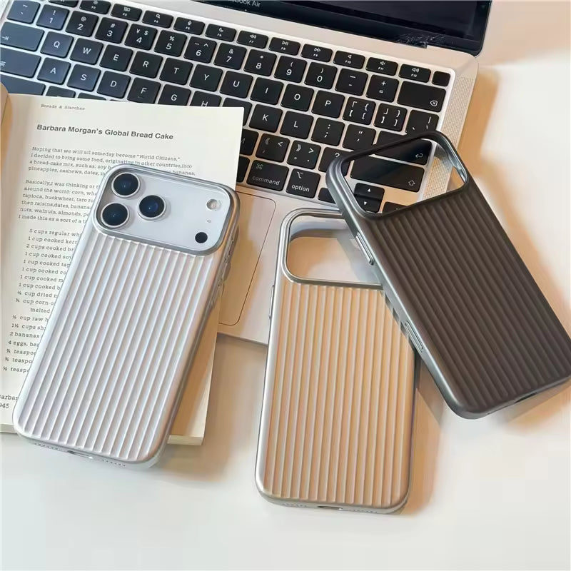 iPhone - 3D Stripes Electroplated Magnetic Case