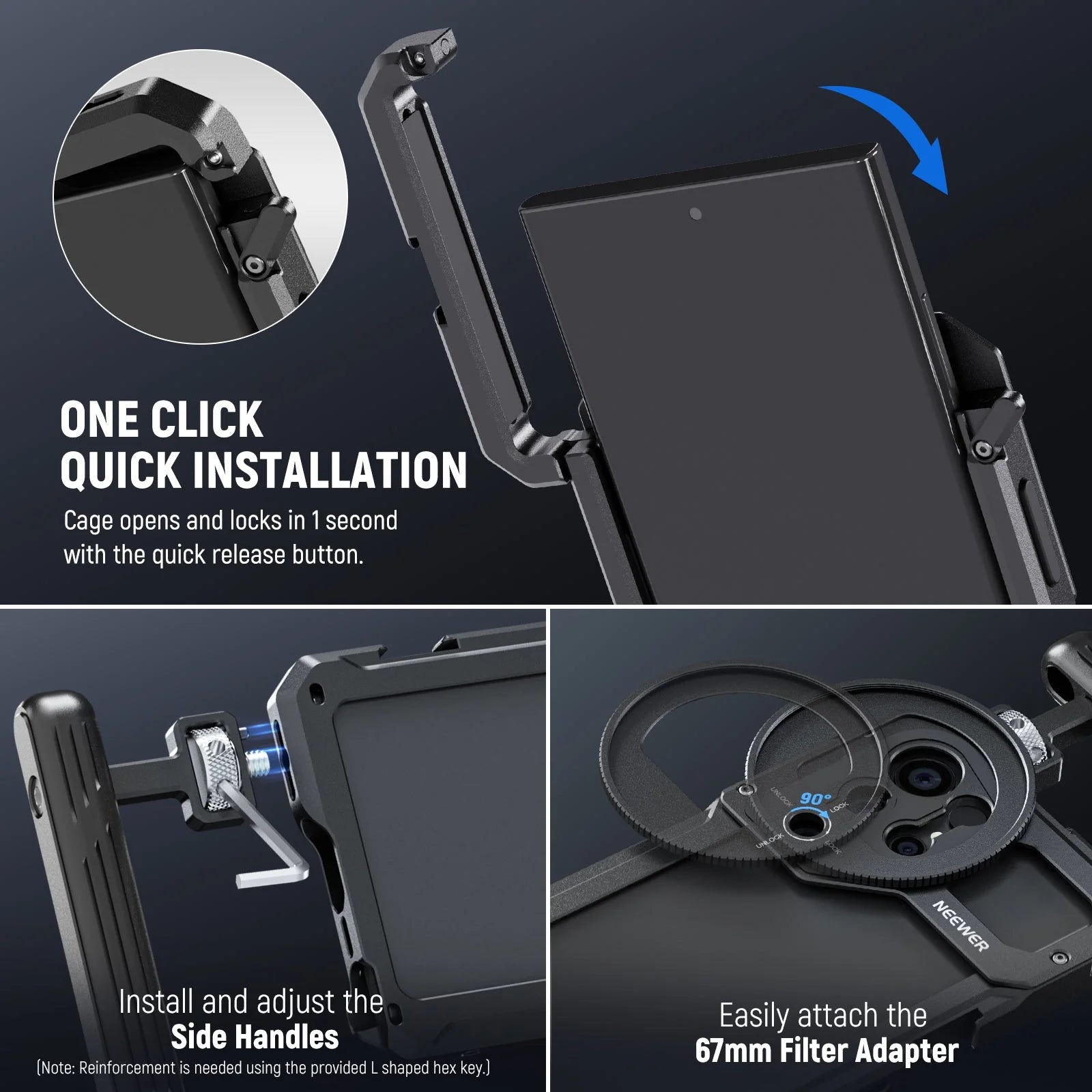 Galaxy Series - Neewer Phone Cage Kit