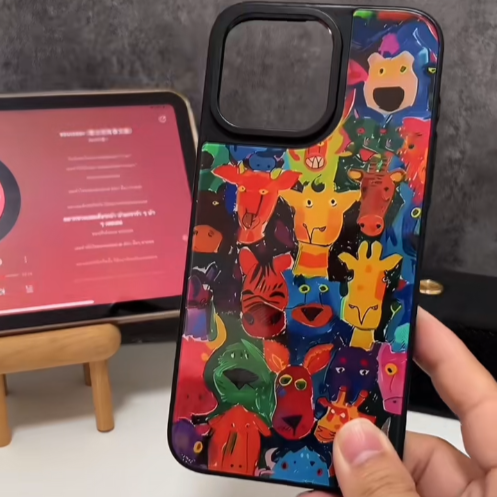 iPhone – Colorful Animal Art Case