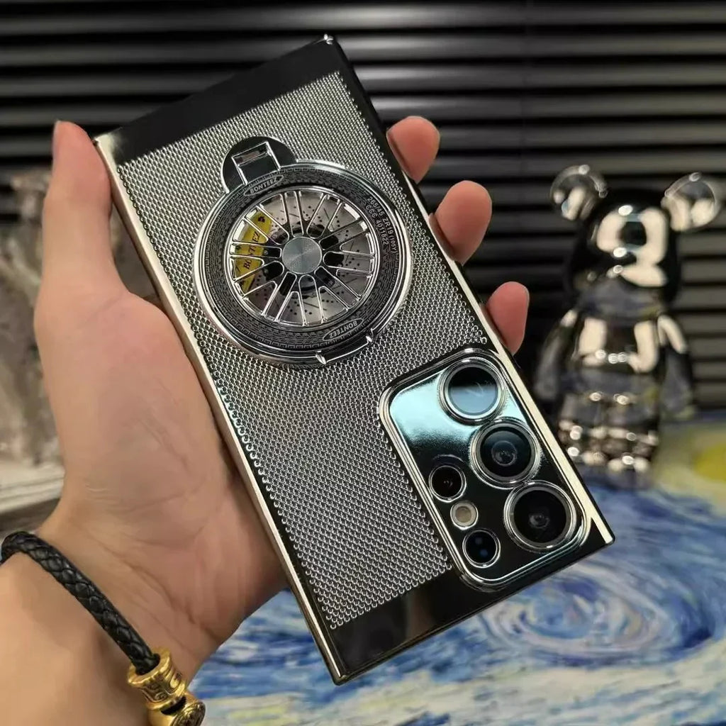 Galaxy S Series - Rotating Wheel Stand Case