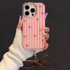 iPhone - Bow-Stripes Soft Case