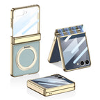 Galaxy Z Flip Series - Magnetic Hinge Protection  Kickstand Case