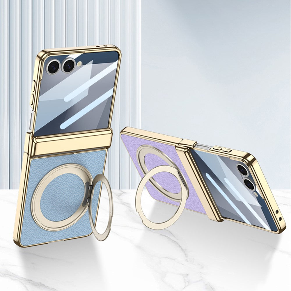 Galaxy Z Flip Series - Magnetic Hinge Protection  Kickstand Case