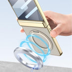 Galaxy Z Flip Series - Magnetic Hinge Protection  Kickstand Case