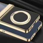 Galaxy Z Flip Series - Magnetic Hinge Protection  Kickstand Case