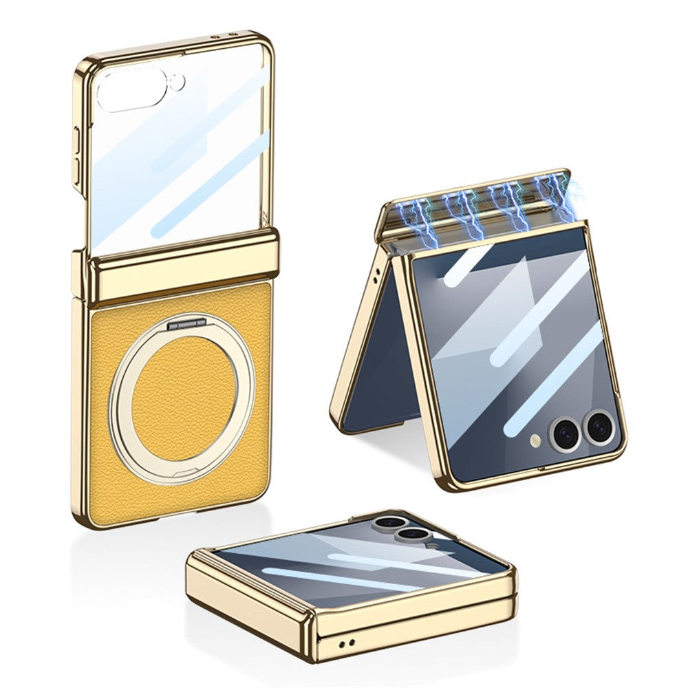 Galaxy Z Flip Series - Magnetic Hinge Protection  Kickstand Case