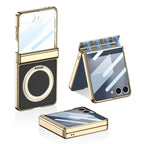Galaxy Z Flip Series - Magnetic Hinge Protection  Kickstand Case