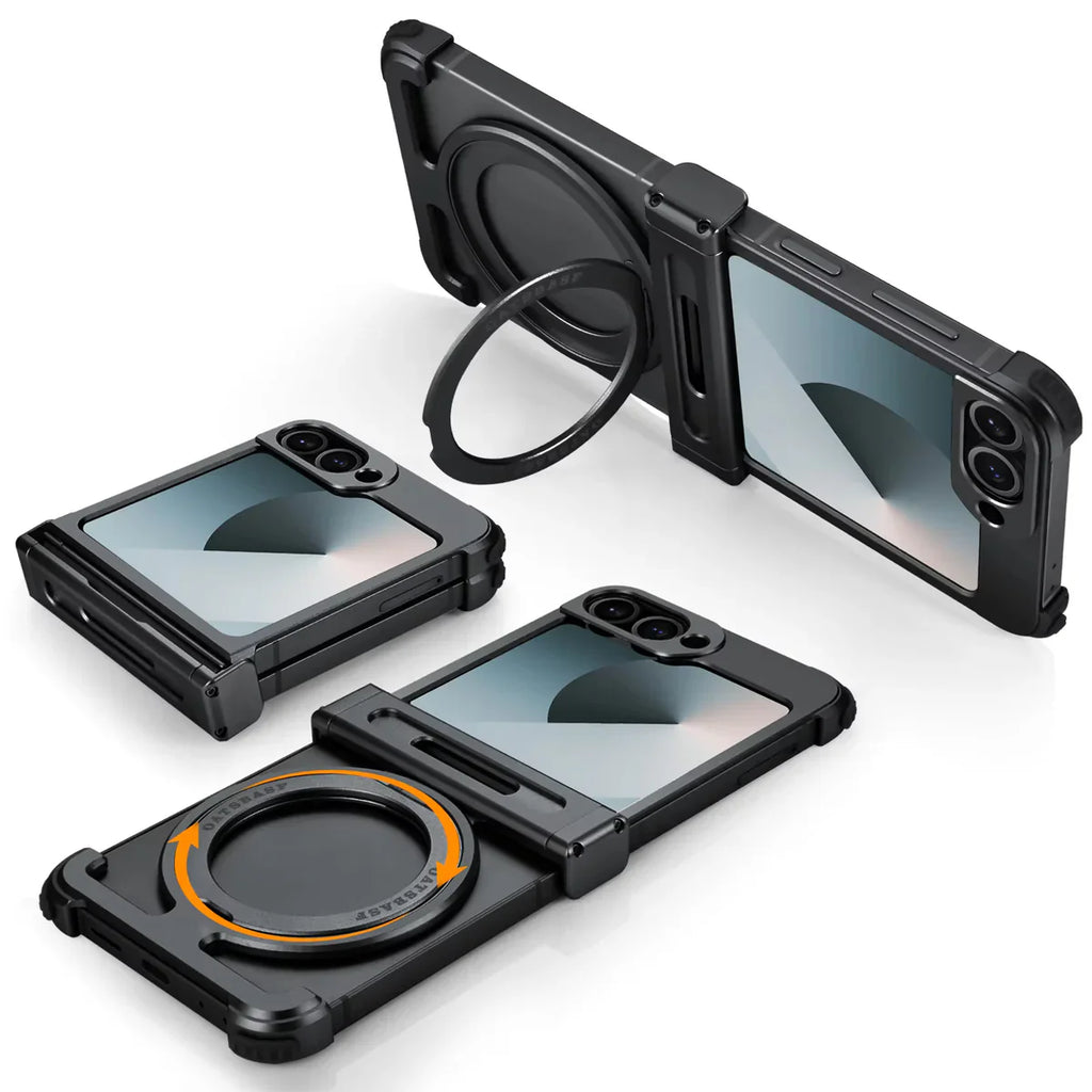 Galaxy Flip - Metal Case With Hinge Protection