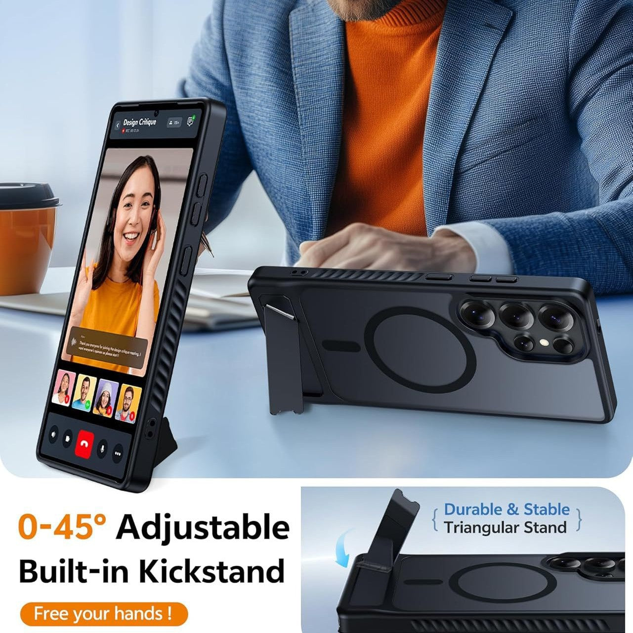 Galaxy S Series - Military Grade Shockproof Case With Kickstand