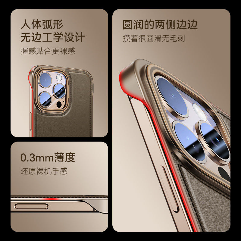 iPhone - Leather Frameless Case