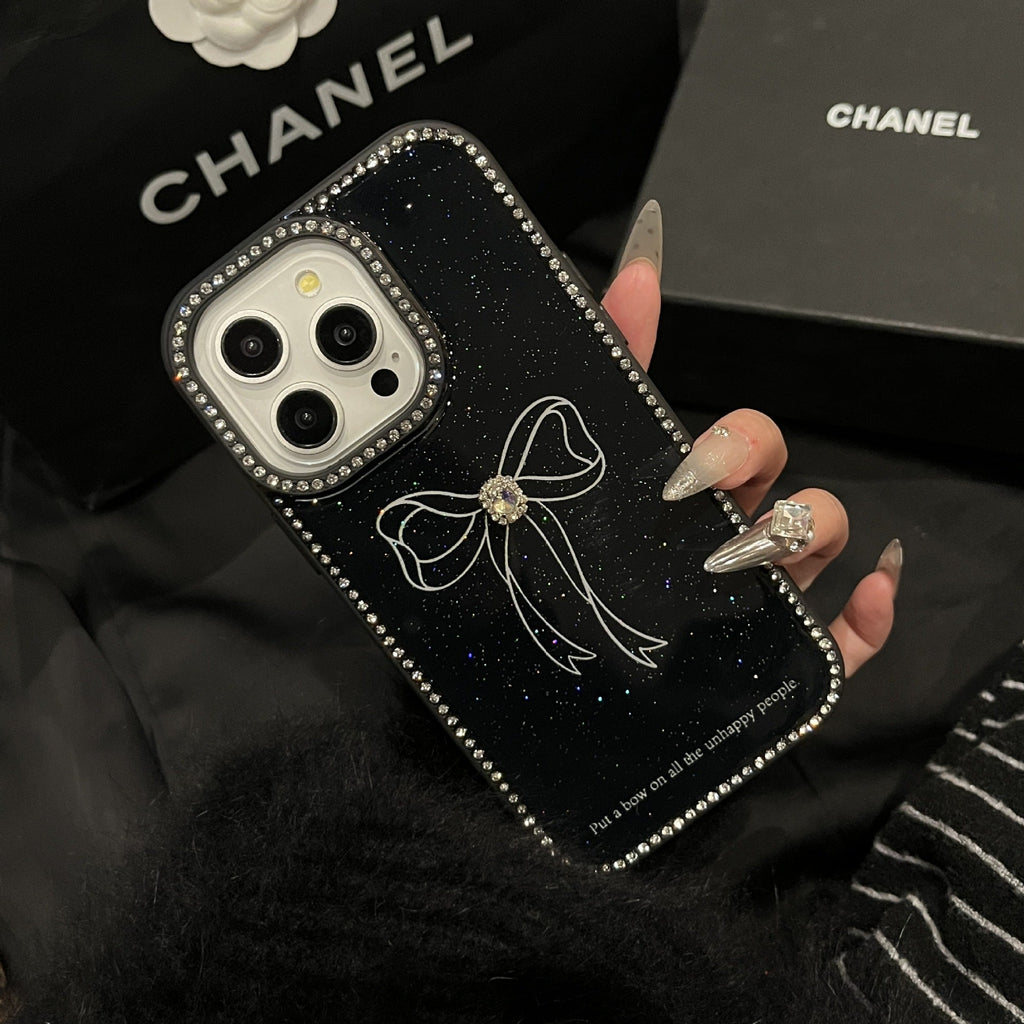 iPhone - Luxury Diamond Bow Case