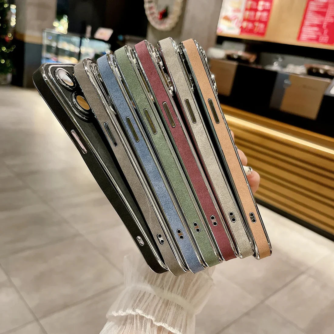 iPhone - Electroplated Lambskin Protective Case