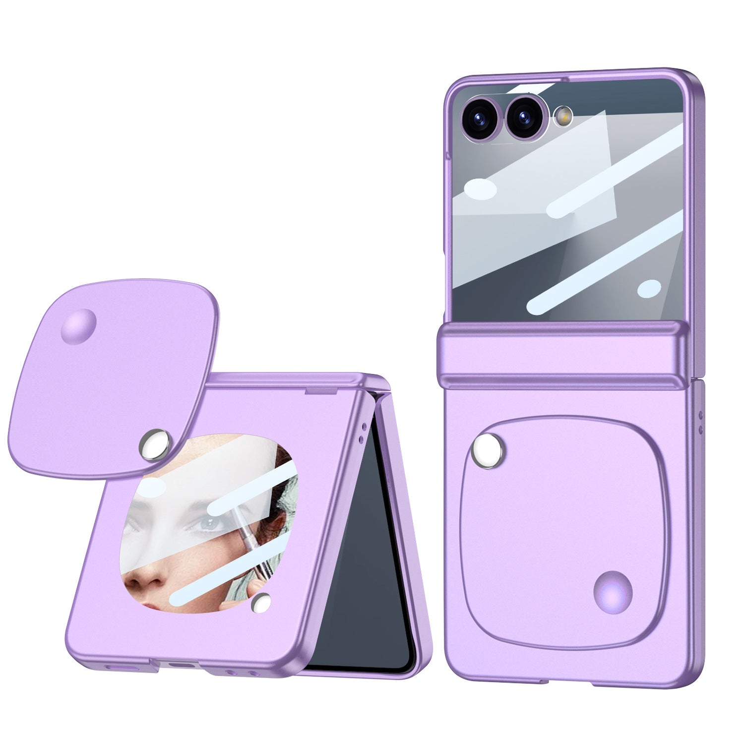 Galaxy Z Flip Series - Ultra-Slim Magnetic Mirror Case