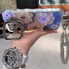iPhone - Dreamy Flower Pattern Case With Bracelet