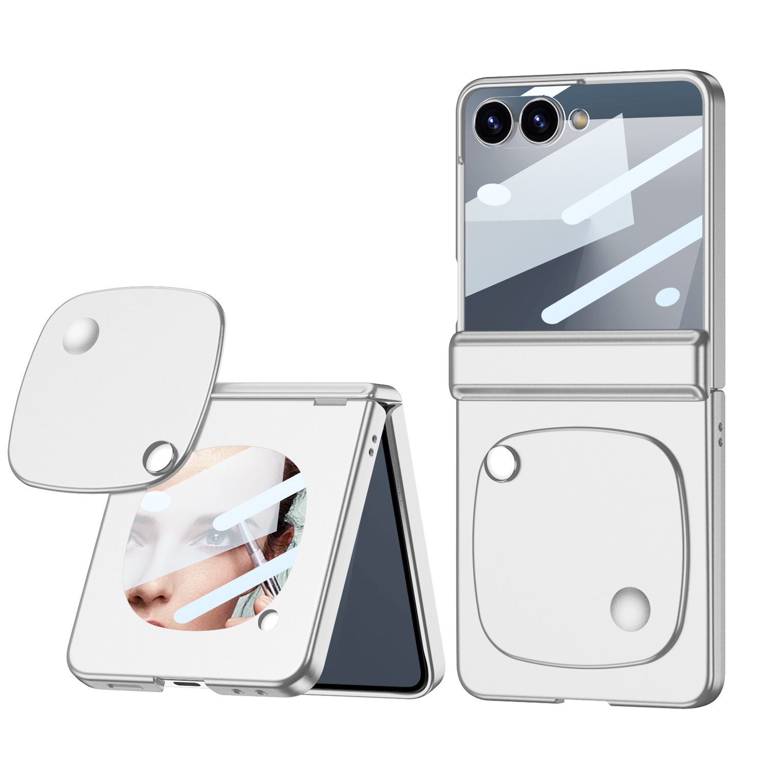 Galaxy Z Flip Series - Ultra-Slim Magnetic Mirror Case