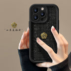 iPhone - Luxury Dimentional Camellia Case With Lanyard