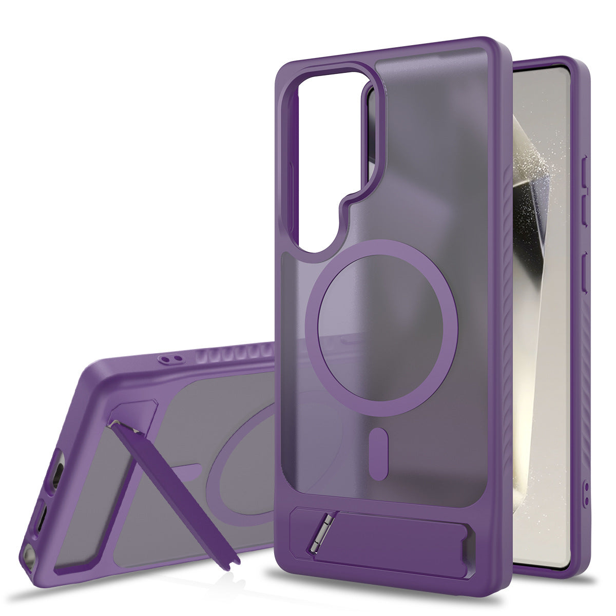 Galaxy S Series - Military Grade Shockproof Case With Kickstand