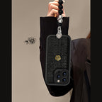 iPhone - Luxury Dimentional Camellia Case With Lanyard