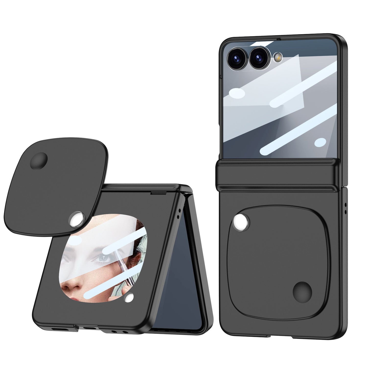 Galaxy Z Flip Series - Ultra-Slim Magnetic Mirror Case