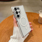 Galaxy S Series - Transparent Shockproof Magnetic Case