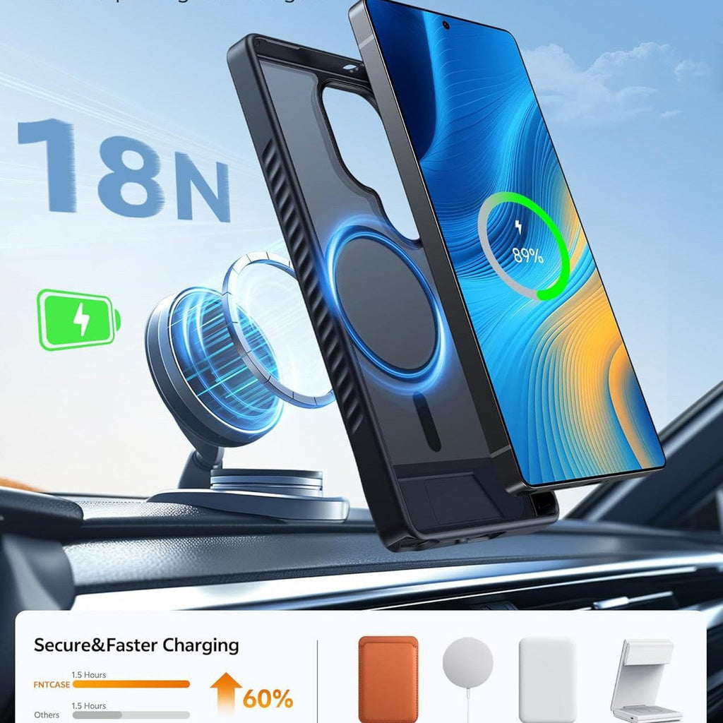 Galaxy S Series - Military Grade Shockproof Case With Kickstand