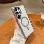 Galaxy S Series - Transparent Shockproof Magnetic Case