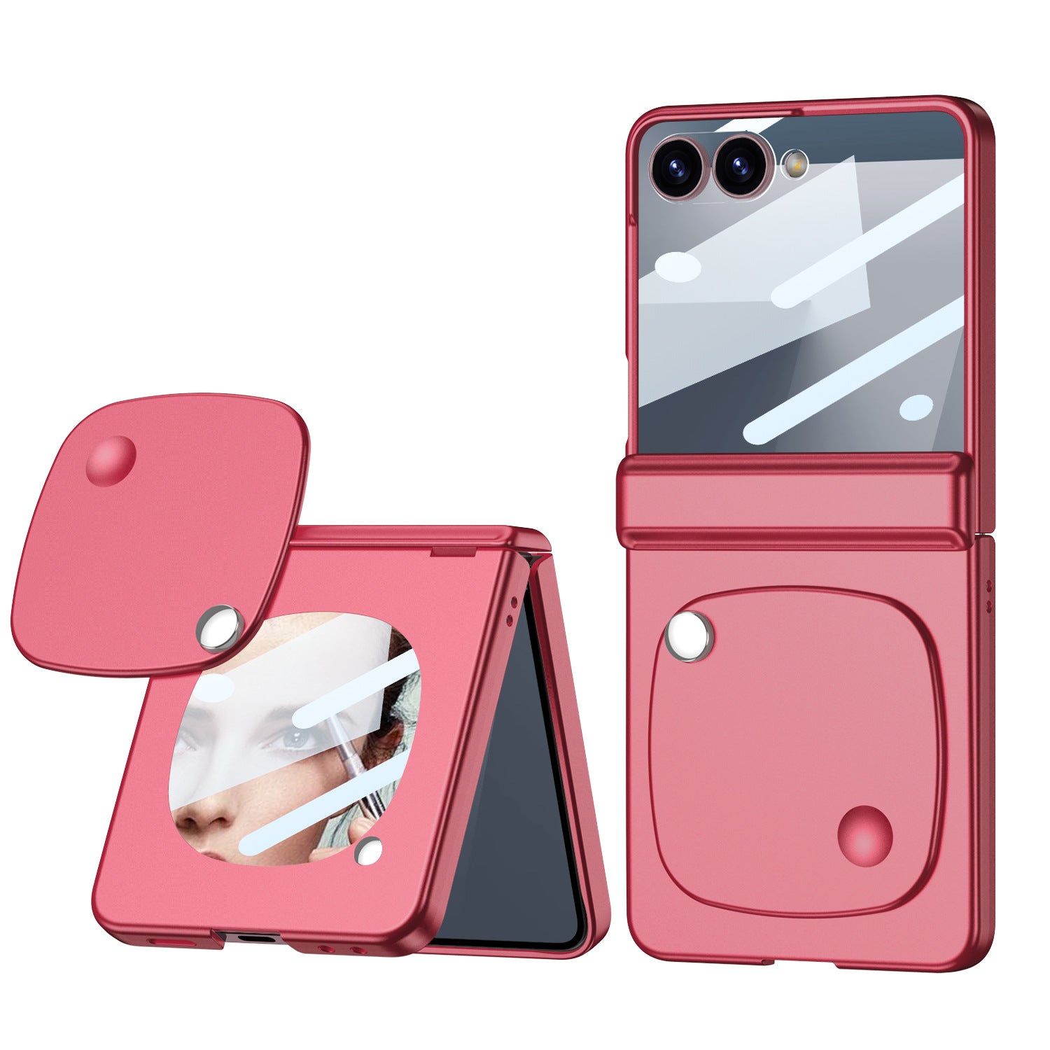 Galaxy Z Flip Series - Ultra-Slim Magnetic Mirror Case