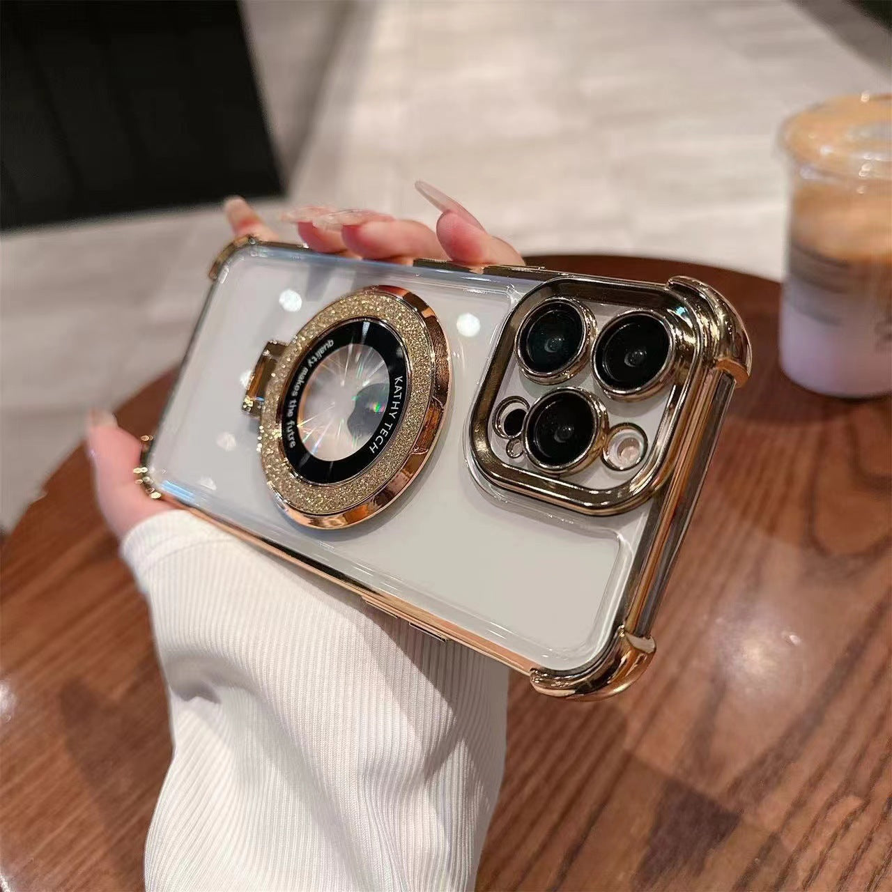 iPhone - Electroplating Bracket Case