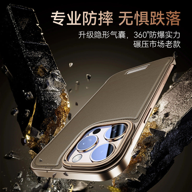 iPhone - Leather Frameless Case