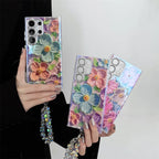 Galaxy S Series - Oil Painting Flower Pattern Case
