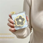 Galaxy Z Flip - Crochet Flower Charm Case With Lanyard