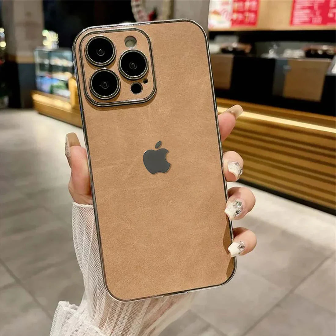 iPhone - Electroplated Lambskin Protective Case