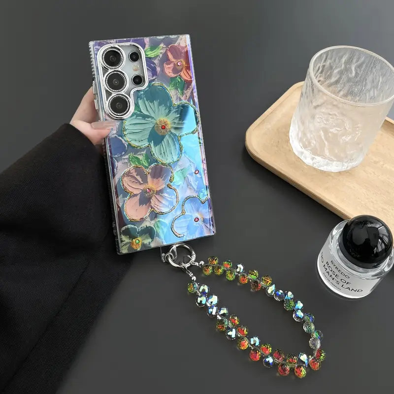 Galaxy S Series - Oil Painting Flower Pattern Case